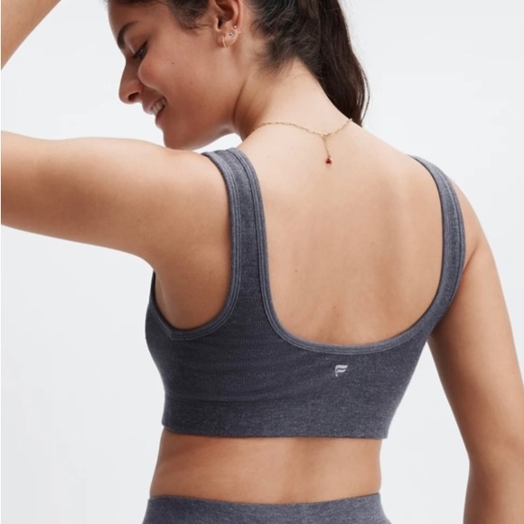 Pair of Fabletics Restoreknit Scoop Back Bralettes - Picture 7 of 10